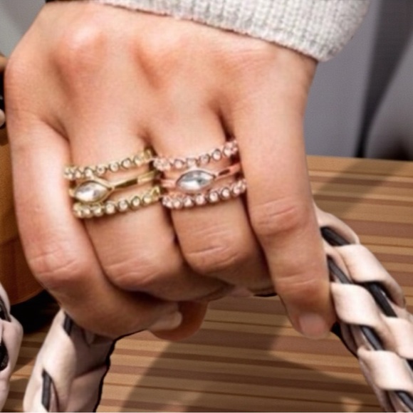 Rachel Zoe | Love AJ Rose Gold Statement Ring - Picture 9 of 12